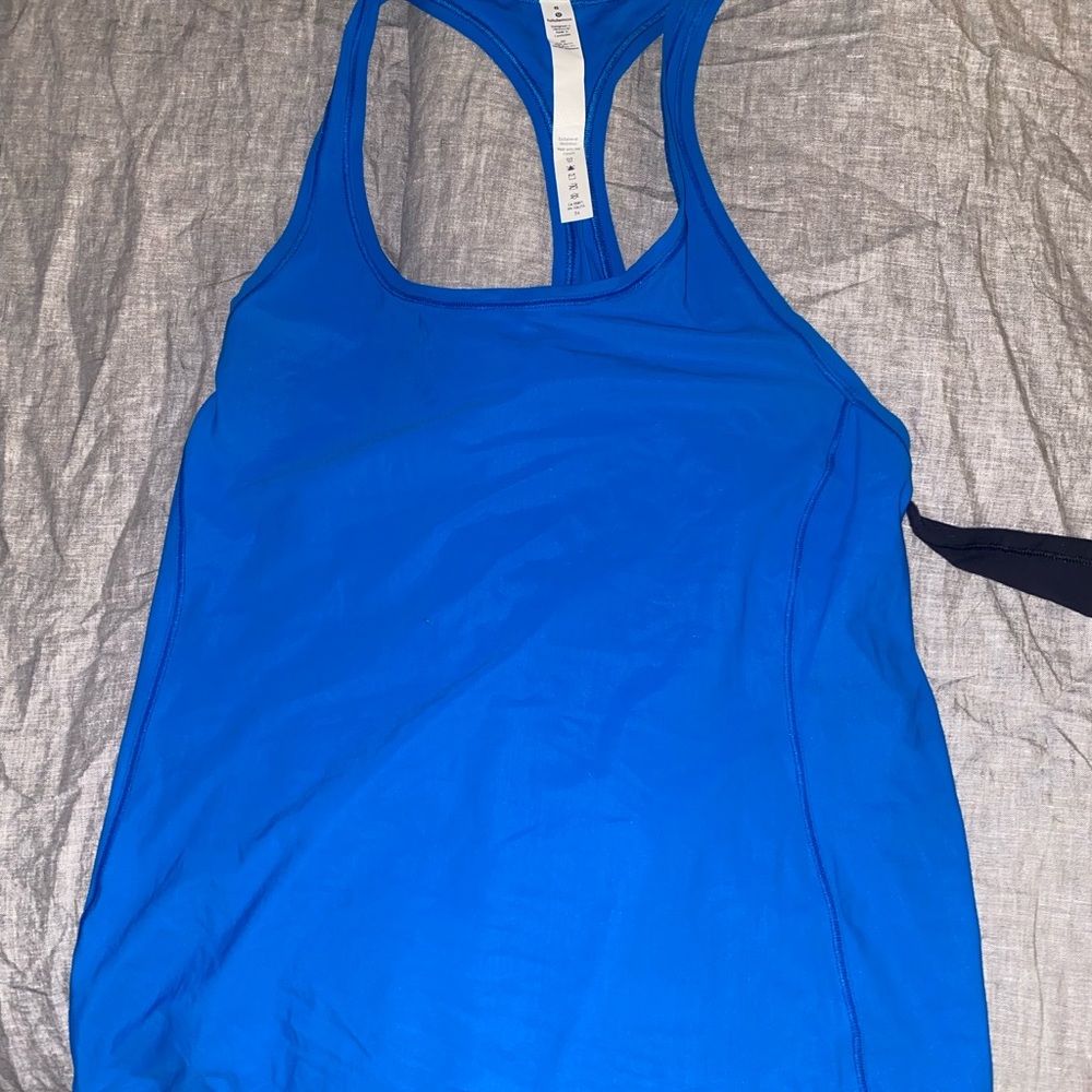 Blue Lululemon Tank
